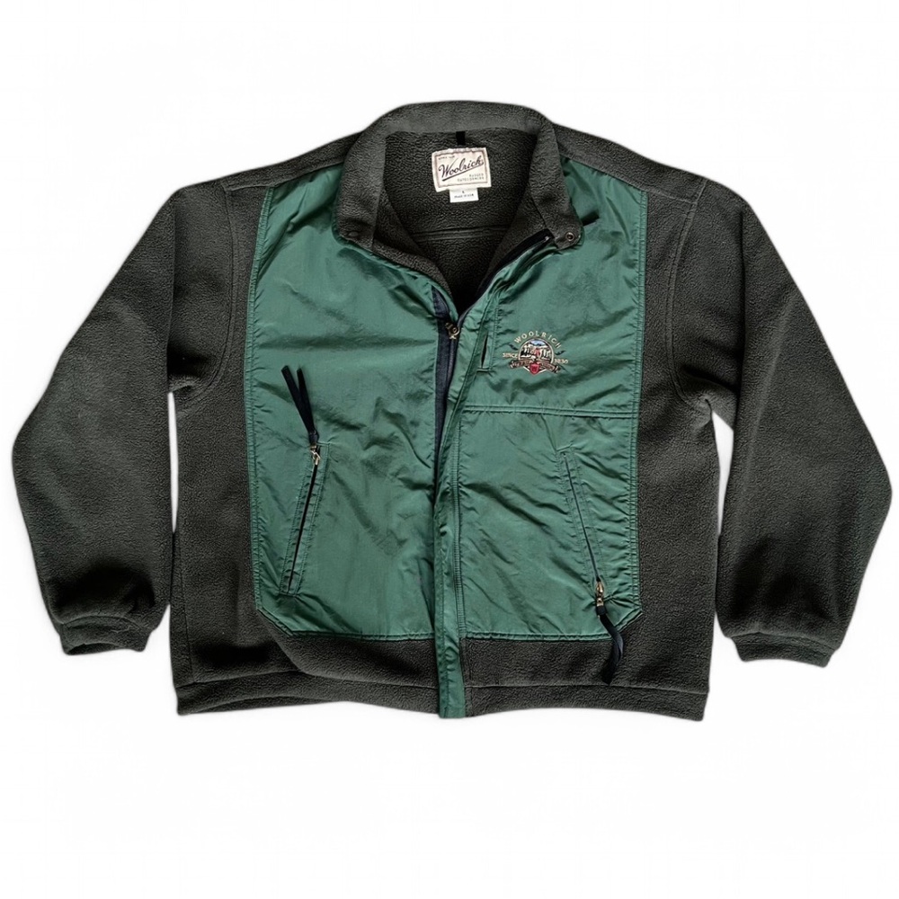 Vintage Woolrich Green Fleece Jacket